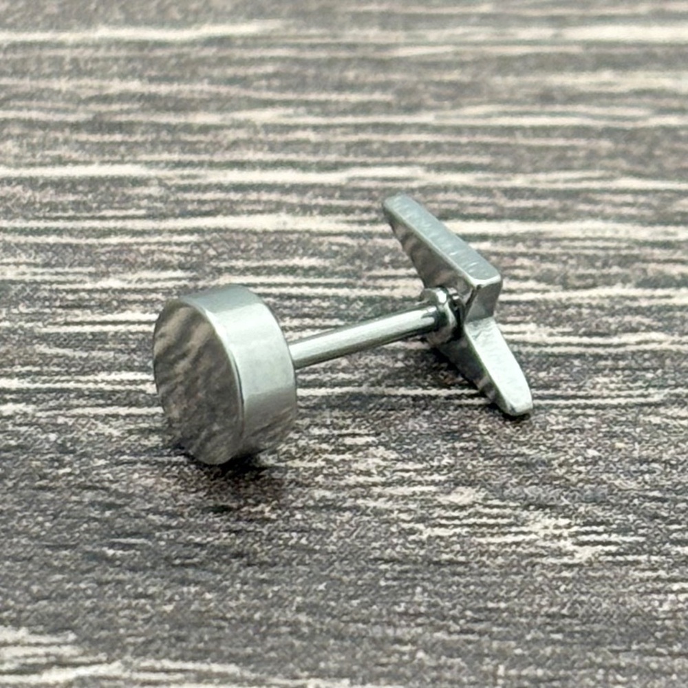 Tiny Lightning Bolt Stud Earrings Silver Surgical Steel | NEW - Picture 7 of 8